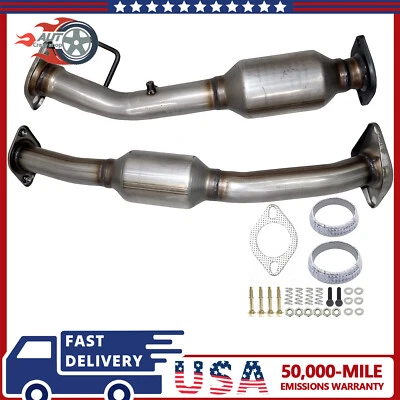 Front + Rear Catalytic Converter Set for 2013 - 2021 Nissan NV200 2.0L EPA - Image 1 of 4