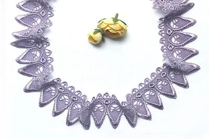 Unotrim 2" Black Green Gold Gray Lilac Red Venice Lace Trim DIY Sewing by Yard - Picture 1 of 22