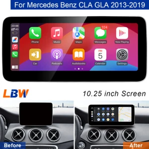 10.25'' Screen Wifi Wireless Carplay Linux For Mercedes Benz GLA X156 2015-2019 - Picture 1 of 12