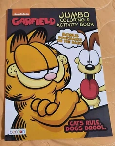 GARFIELD Jumbo Coloring & Activity Book With Tear/Share Pages New! Free Shipping - Imagen 1 de 6