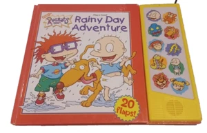 Vintage Rugrats Rainy Day Adventure With Music HC Book Baby Toddler Collectible - Picture 1 of 2
