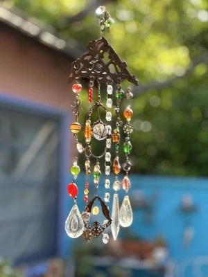 Atrapasol, regalo de inauguración de casa, hecho a mano, decoración de ventanas, pieza única Foto 1 de 4