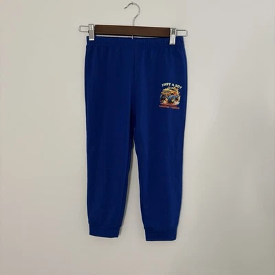 Pantalones informales 4T 5T azules Monster Trucks pantalones para niños Foto 1 de 4