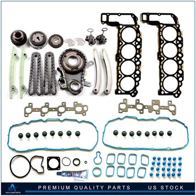 Conjunto de junta de cabeça bomba de água corrente de temporização 2009 para 4.0L Nissan Frontier Pathfinder - Imagem 1 de 4