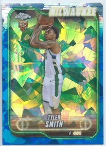 2024-25 Topps Chrome Sapphire Edition Tyler Smith RC #196 Bucks Rookie - Picture 1 of 1