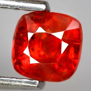 0.62Ct. Natural Gemstone Spinel Top Orange Cushion Facet Myanmar Ravishing! - Picture 1 of 7
