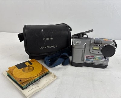 Sony Digital Still MVC-FD83 6x Zoom Mega Pixel Images MPEG Movie Camera  - Image 1 of 4