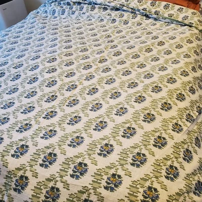 West Elm Rhode Jawahar King Size Duvet Cover 108" X 92" Cotton 2024 Boho Cottage - Image 1 of 4