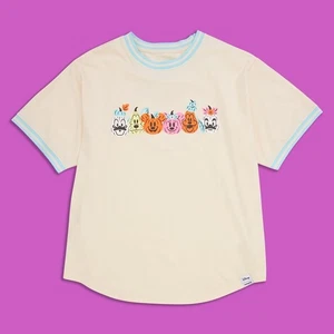 Official Loungefly Disney Mickey And Friends Halloween Sporty Tee - Picture 1 of 4