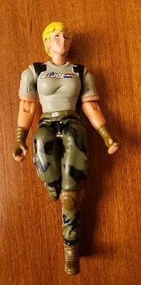 Figura de acción GI Joe Viper Lockdown GI JANE 2006 *Falta una pierna* 3,75" Foto 1 de 4
