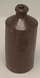 Antique DOULTON LAMBETH salt glazed ceramic Stoneware Master Ink Bottle. 8.5" - Afbeelding 1 van 14