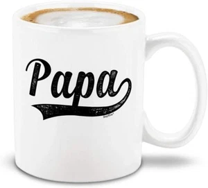 Papa Classic Varsity Ceramic Coffee Mug Tea Cup Dad Grandpa Papa Bear Coffee Mug - Picture 1 of 6