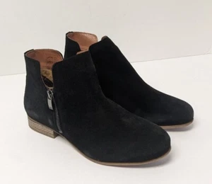 Eric Michael Isabella Ankle Boots, Black Suede, Women's 37 EU (US 6.5-7) - Picture 1 of 7