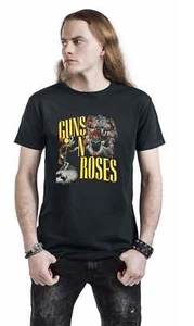T-shirt girocollo unisex premium Guns n Roses Donington Park UK 1988 - Foto 1 di 11