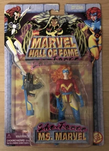 New-In-Box 1997 Marvel Hall Of Fame Toy Biz She-Force Ms. Marvel Action Figure - Picture 1 of 3