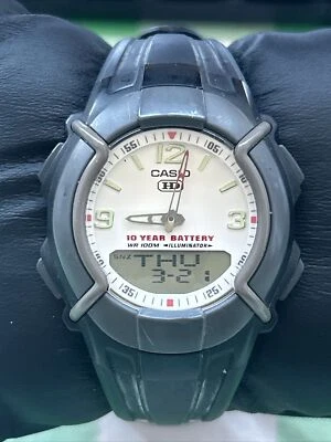 Casio HD Reloj Analógico Digital Hombre Batería 10 Años Negro Y Gris Foto 1 de 4