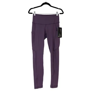 90 Degree By Reflex Women’s Size Small Mulberry High Waist Full Length Leggings - Picture 1 of 10
