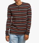 Nwt Junk Food Linn Long Sleeve Striped Thermal Henley Shirt Tee Xxl