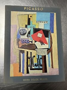 Picasso Skira Color Set of 6 Color Plates w. Portfolio, 12"x9.5"