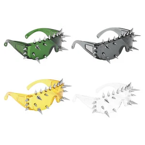 Punk Glasses Fashionable Sunglasses Novelty Party Punk Glasses for Travel - Picture 1 of 16
