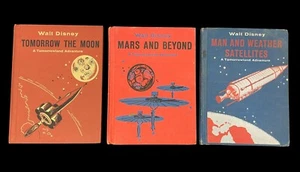 Set 3 libri Walt Disney Tomorrowland 1959 - Foto 1 di 16