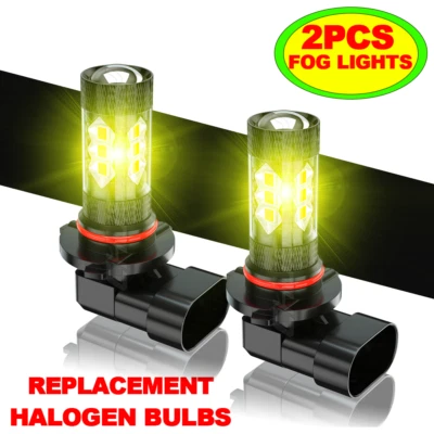 2x For Dodge Charger 2006 2007 2008 2009 9145 LED Fog Lights Bulbs Bright yellow - Image 1 of 4