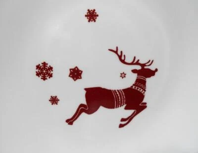 ❤️ 1 PLATO DE PAN Corelle RUDOLPH 6.75" Aperitivo SANTA'S Vacaciones RENO ROJO Foto 1 de 3