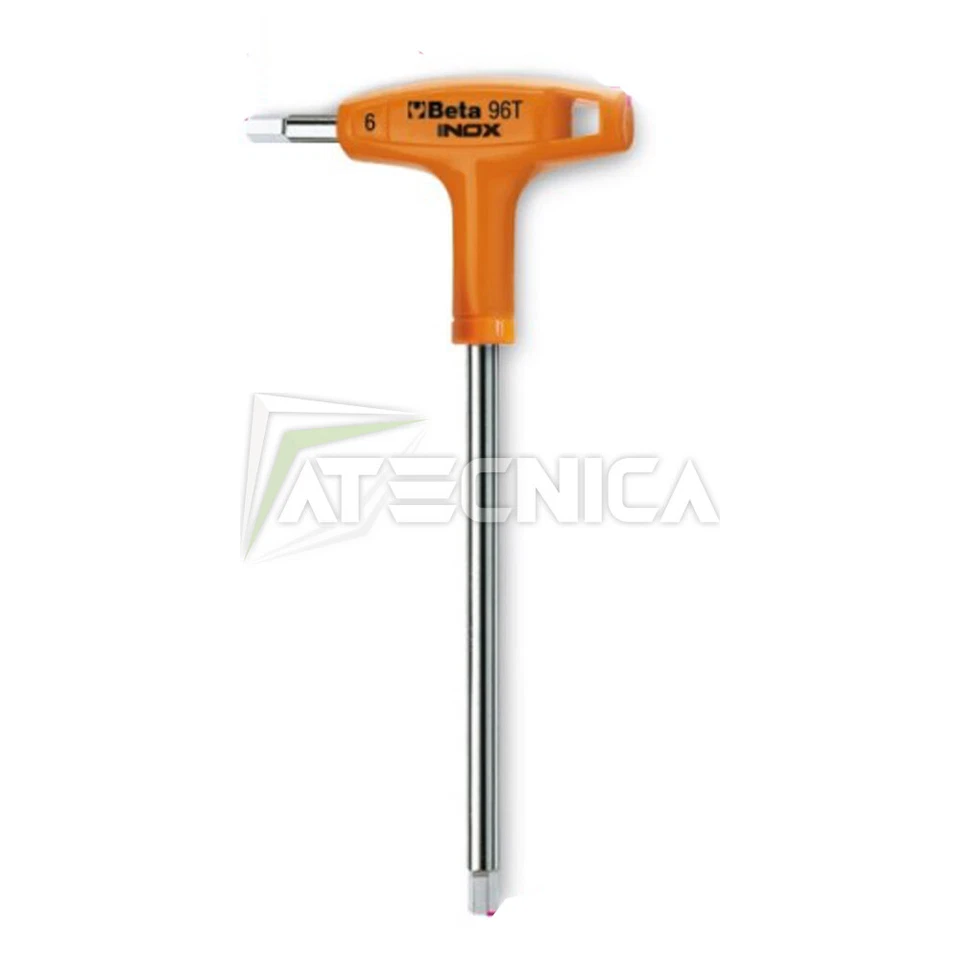 Beta T-Sechskantschlüssel 96TINOX Von 2,5 Bis 10 Mm Aus Edelstahl - Bild 1 von 1