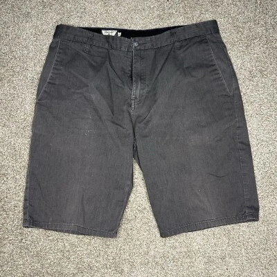 Volcom Chino Shorts Men's Size 34 Charcoal Gray Y2k Skate Surf  - Image 1 of 4