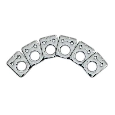 Graph Tech Ratio Premium Plated InvisoMatch Mounting Plates Fender 2-Pin Chrome - Image 1 of 2