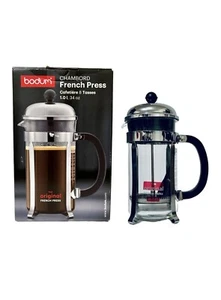 Bodum Chambord French Press Coffee Maker Chrome 34 OZ 8 CUP - NIB - Picture 1 of 10