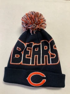 Raro De Colección CHICAGO BEARS POM BEANIE Sombrero de Invierno Medias Gorra - Imagen 1 de 6