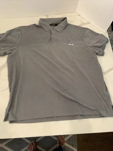 MENS RLX RALPH LAUREN GRAY POLO SHIRT SIZE XXL - Picture 1 of 4