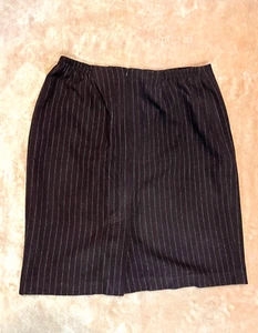 LARRY LEVINE SUITS Skirt POLYESTER Brown SZ 20W Pre-owned - Picture 1 of 6