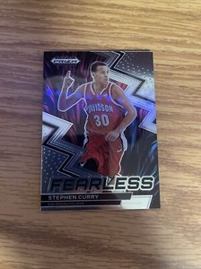 2023 Panini Prizm Draft Picks Stephen Curry #17 Fearless Insert