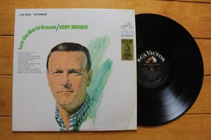 EDDY ARNOLD LP 12" RECORD "TURN THE WORLD AROUND" RCA VICTOR STEREO VG+ - Picture 1 of 4
