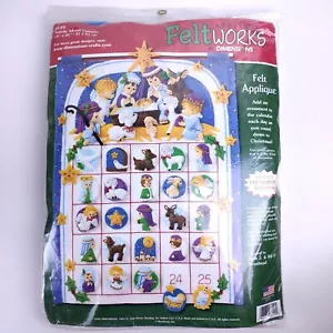 Dimensions Feltworks Calendario dell'Avvento Natività - Kit 8149 - Sigillato e mai usato - Foto 1 di 4