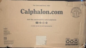 Calphalon Classic Non-Stick Pot & Pan Cookware Set w/ Aquashield 12 PIECES - Picture 1 of 7