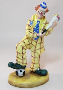 Figurina Coalport 8" Cavalcata dei Clown Bouquet di Augusto anni 80 ottima - Foto 1 di 5