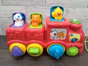 Vtech Roll and Surprise Animal Train 6-36 Months Pop Up Animals Tested WORKS  - Picture 1 of 11