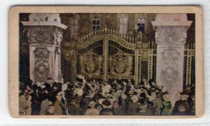 BUCKINGHAM PALACE NIGHT SCENE 1914-15 Sweet Caporal T121 World War I Scenes #31 - Picture 1 of 1