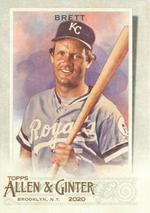 George Brett 2020 Topps Allen & Ginter MLB Baseball Card #18 Kansas City Royals