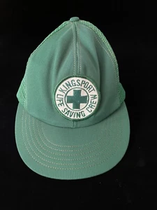 Vintage Trucker's Hat Cap Kingsport Life Saving Crew Made in USA - Picture 1 of 4