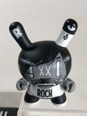 Dunny - 3" Le Dead Plastique Vinyl Figure by McBess & Box Rock n Roll Pirates - Image 1 of 4