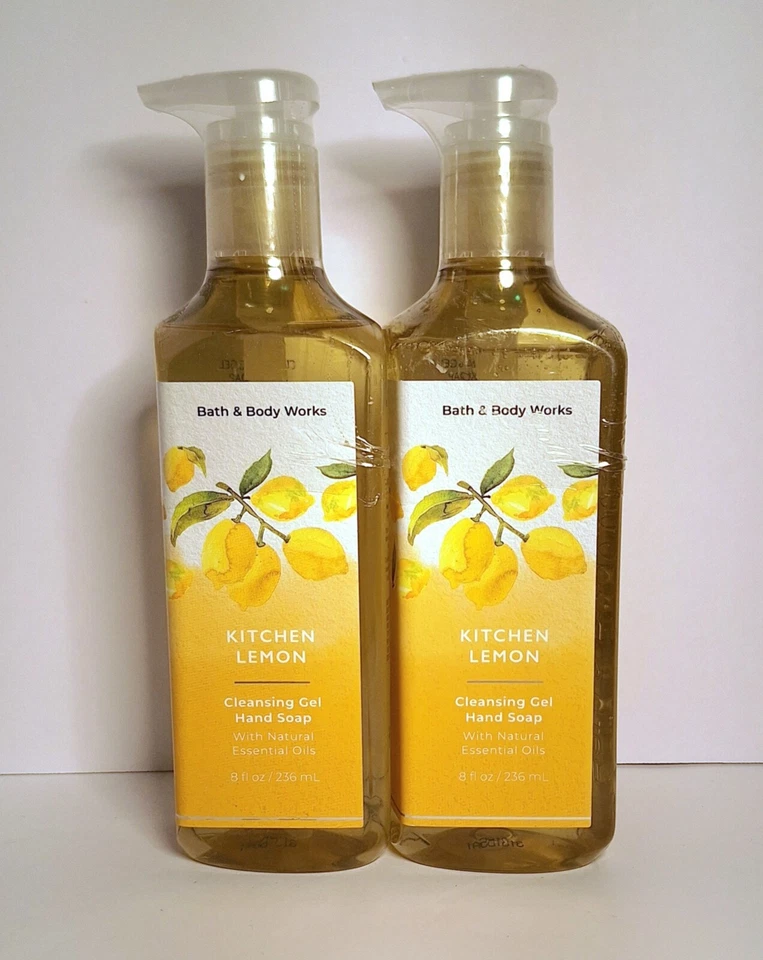 BATH & BODY WORKS KITCHEN LEMON CLEANSING GEL HAND SOAP (Pack 2) - Image 1 of 1