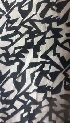 Vestido Vintage Original Años 20 30 Art Deco B/N Geométrico Aleta Cintura Caída  Foto 1 de 4