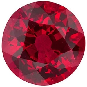 Natural Extra Fine Rich Vivid Red Ruby - Round - AAA - Picture 1 of 1