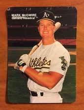 1988 Mothers Cookies  MARK McGWIRE #2 Cards, Oakland A's  Set  B02105411