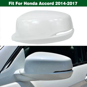 Pearl White Left Rearview Mirror Cover Housing Shell For Honda Accord 2014-2017 - Picture 1 of 6