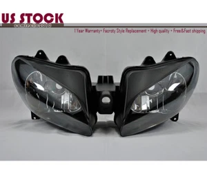 US STOCK Headlight Headlamp Clear Fit For Yamaha YZF R1 YZF-R1 R1000 2000 2001 - Picture 1 of 6